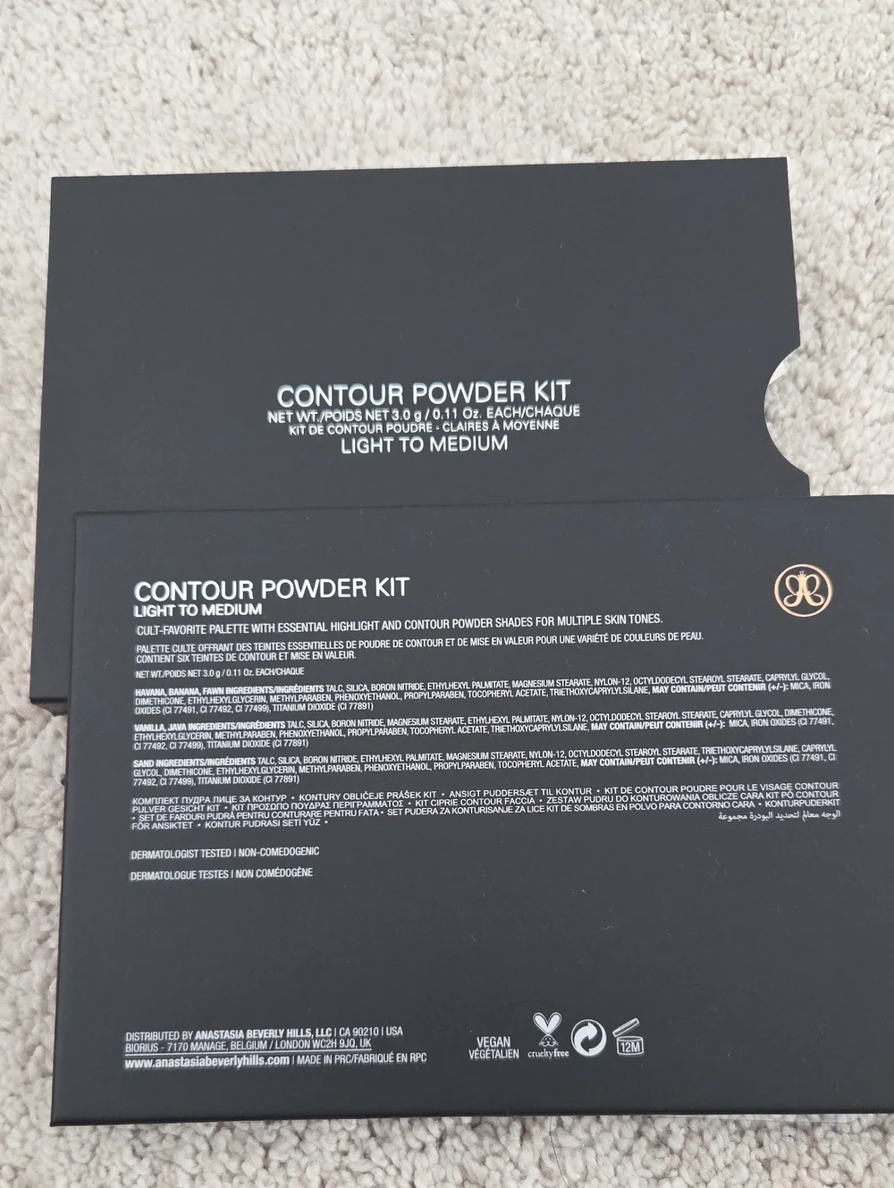 Anastasia Beverly Hills Contour Powder Kit NIB Light To medium